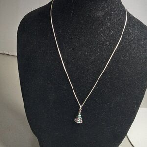 FAS 925 Silver Necklace and Christmas Tree